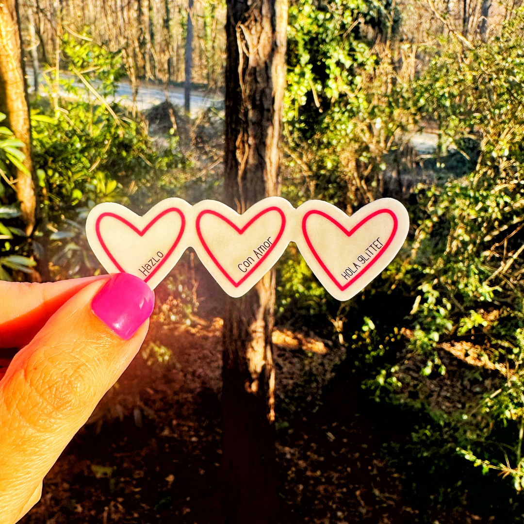 M | Sticker | Hazlo con Amor