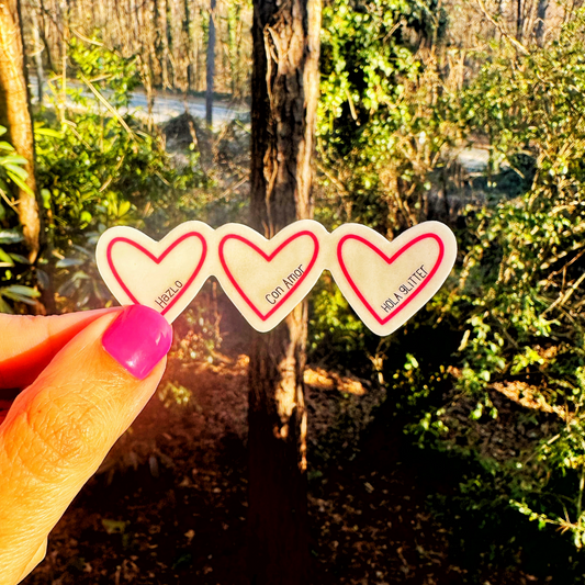 M | Sticker | Hazlo con Amor
