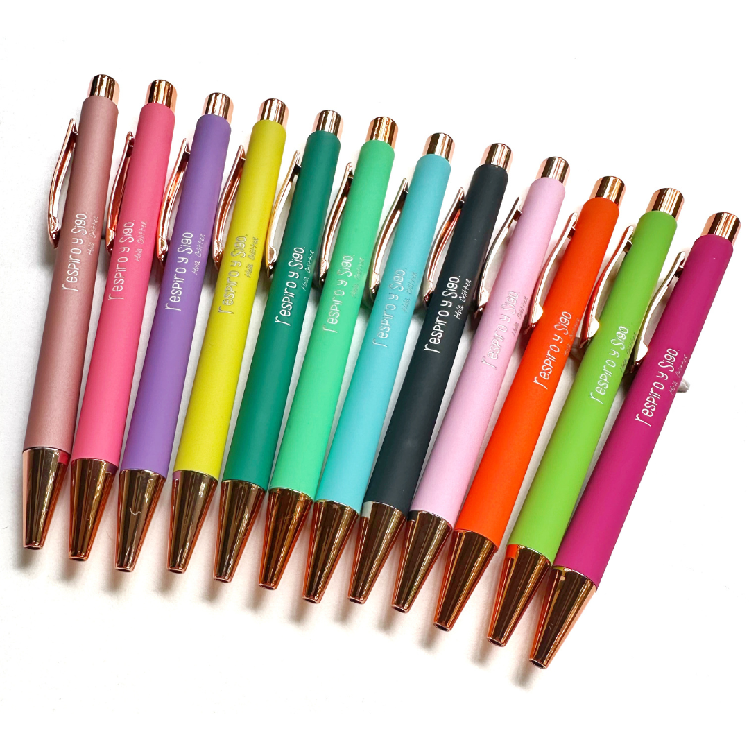 Bolígrafos| Respiro y Sigo