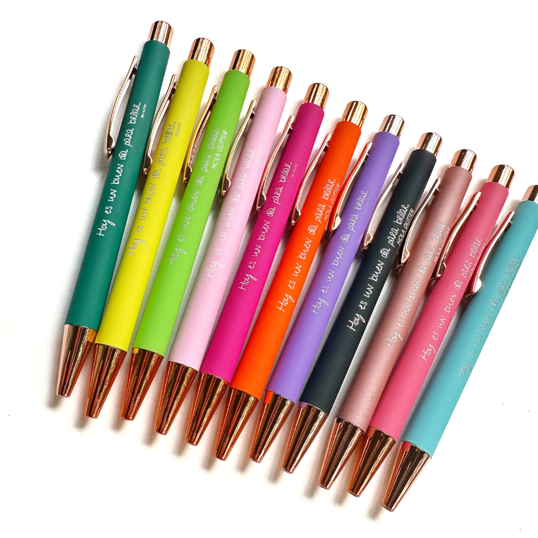 Bolígrafos| Hoy es un buen día para brillar.