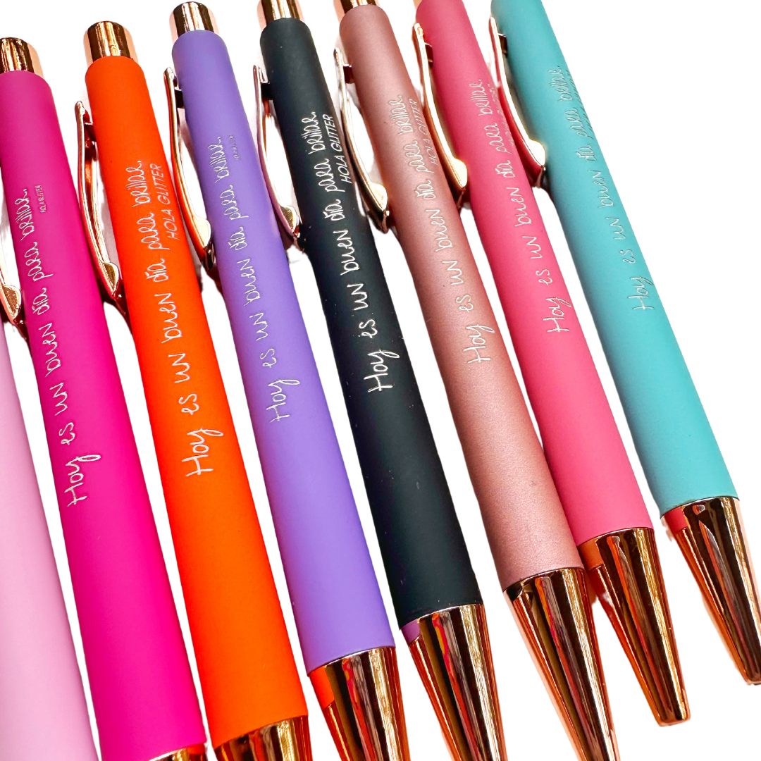 Bolígrafos| Hoy es un buen día para brillar.