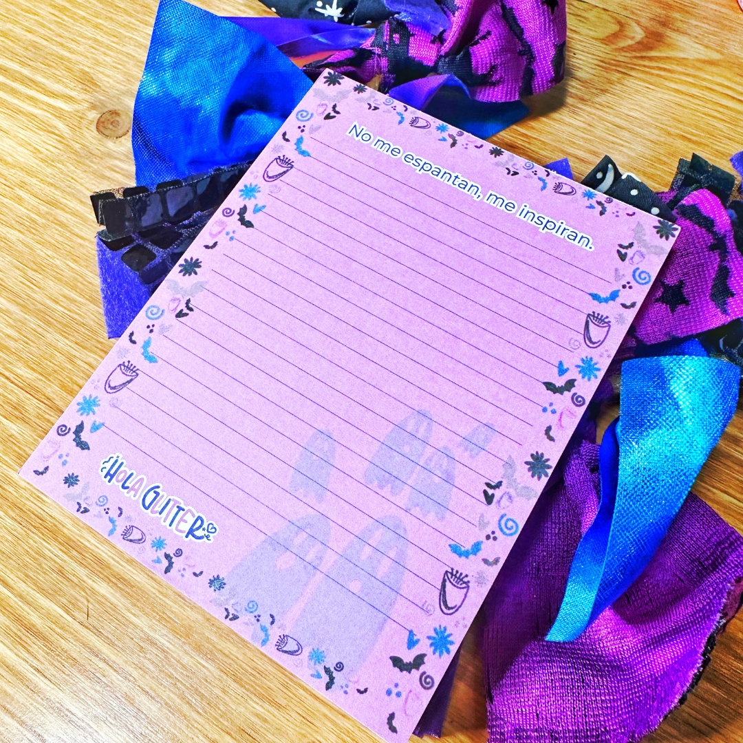 Notepad | No me espantan, me inspiran. | 4.3" x 5.5"