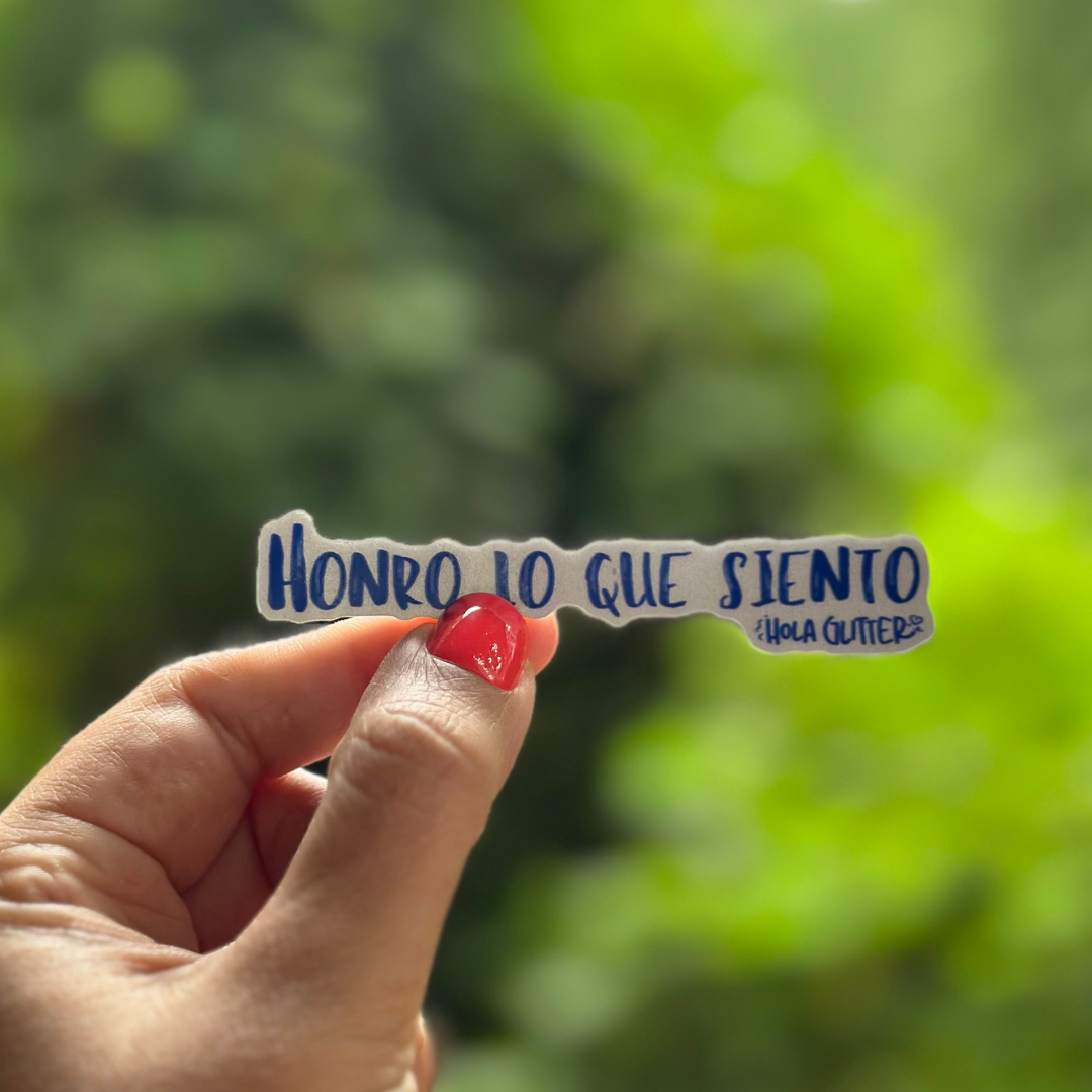XS | Sticker | Honro lo que siento