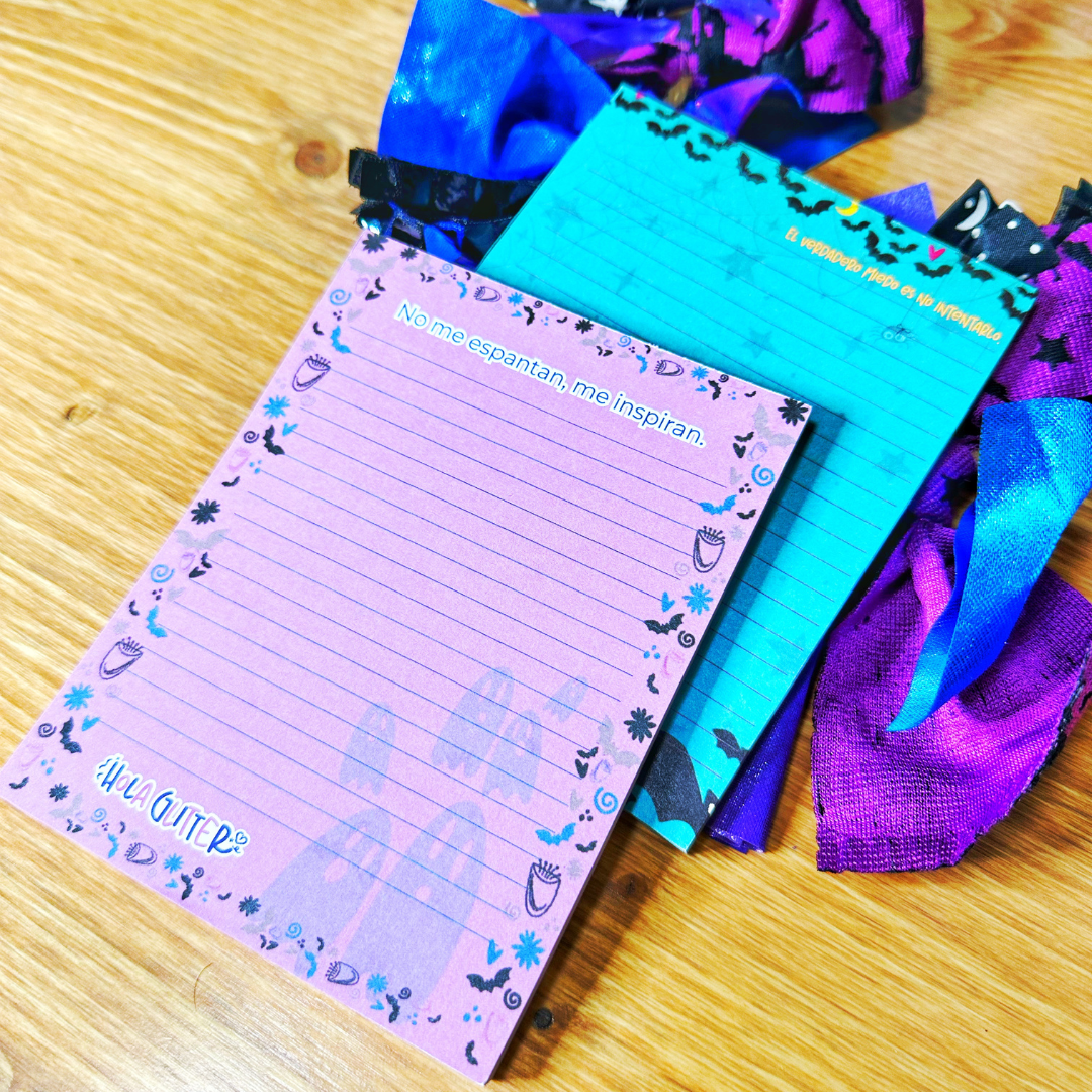 Notepad | No me espantan, me inspiran. | 4.3" x 5.5"