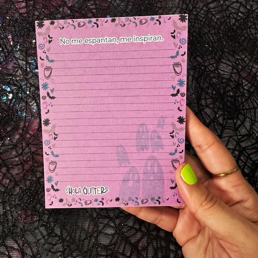 Notepad | No me espantan, me inspiran. | 4.3" x 5.5"