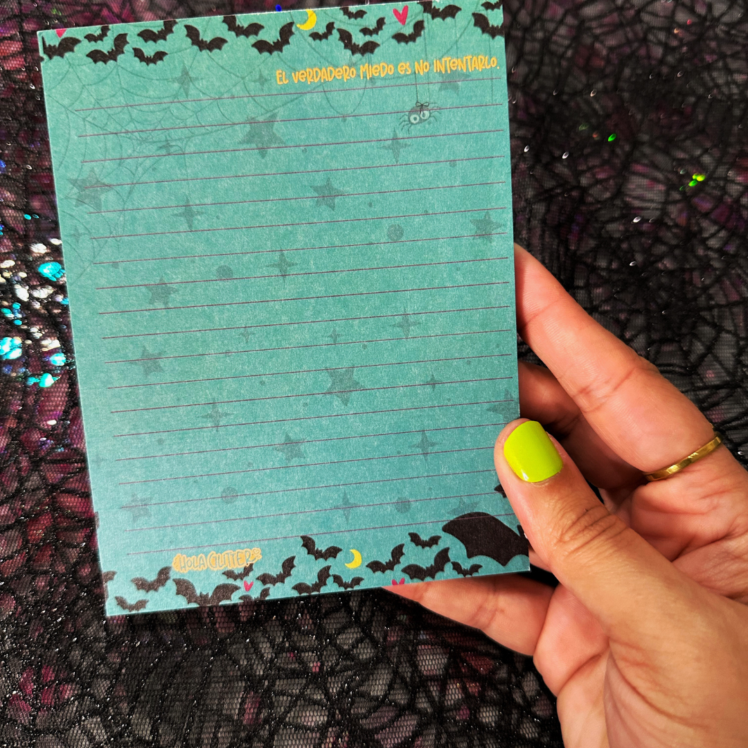 Notepad | El verdadero miedo es no intentarlo. | 4.3" x 5.5"