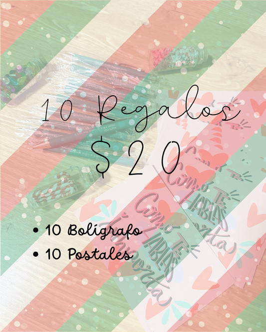10 Regalos por $20