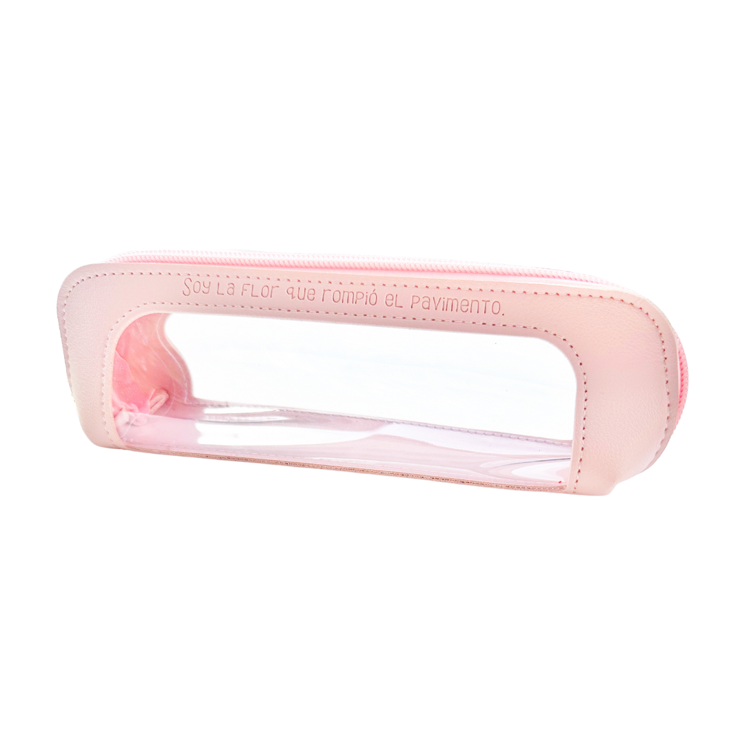 Cartuchera | Rosa | Soy la Flor que rompió el pavimento