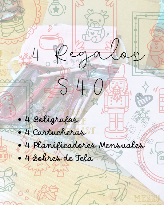 4 Regalos por $40