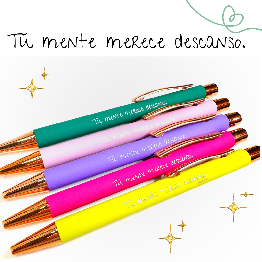 Bolígrafos | Tu mente merece descanso