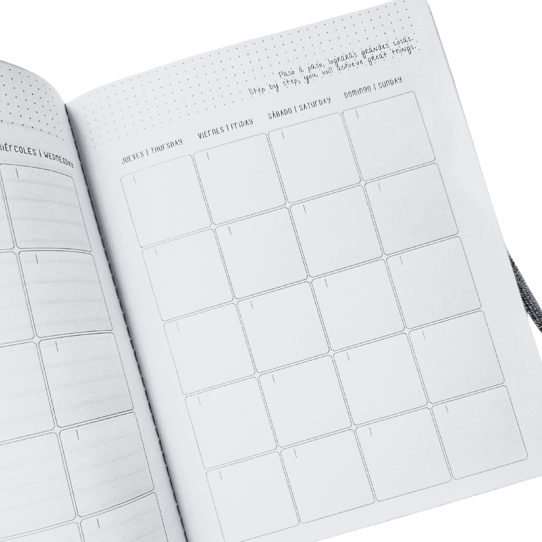 Planificador Mensual | Con Amor (Taquigrafía)