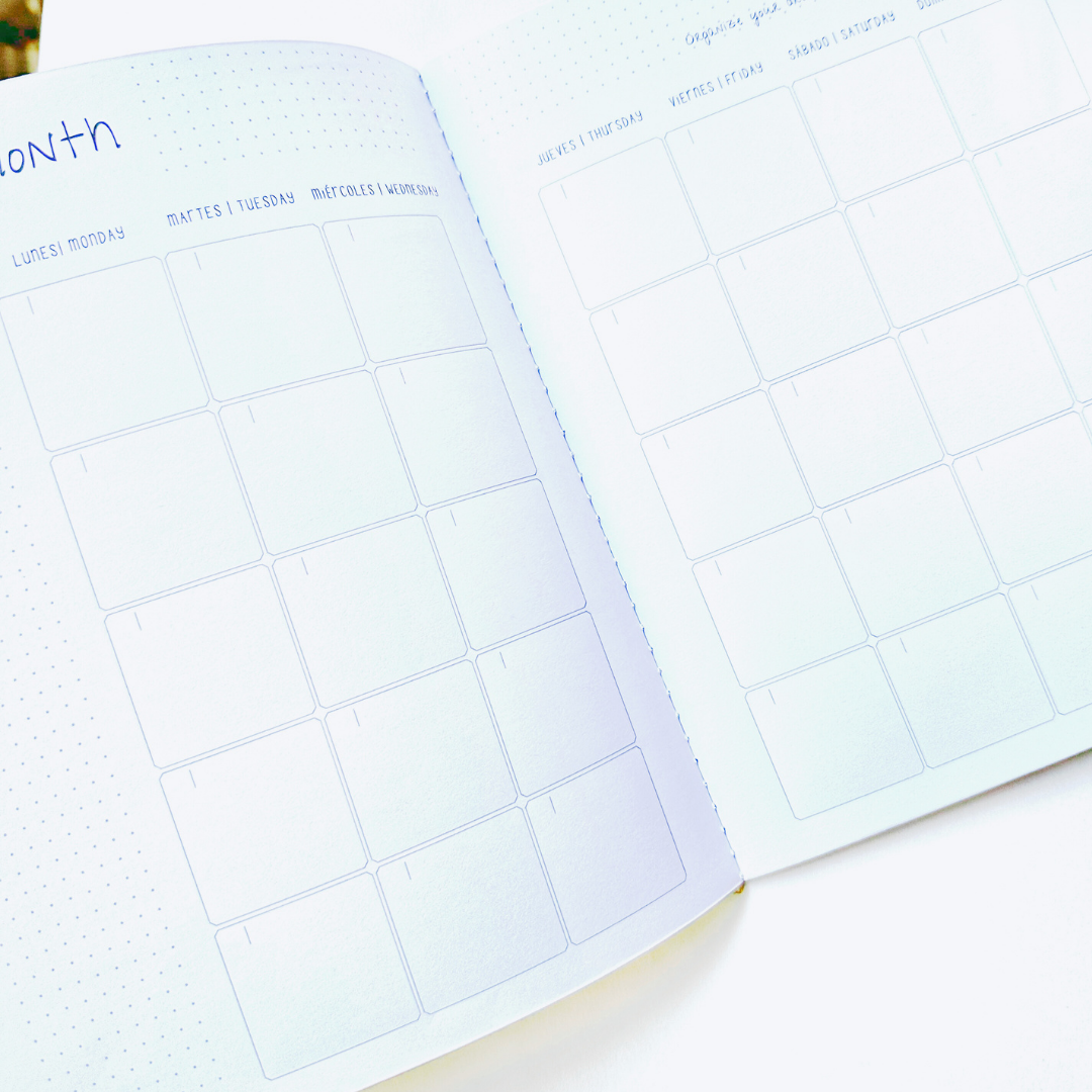 Planificador Mensual | Con Amor (Taquigrafía)