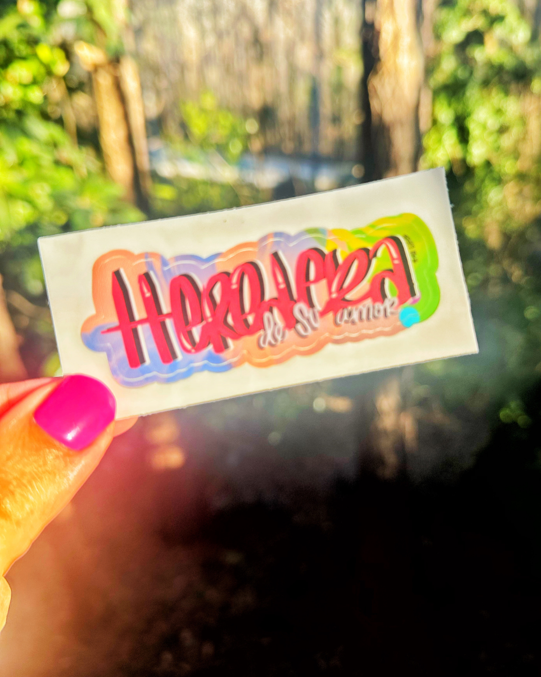 M | Sticker | Heredera de SU Amor