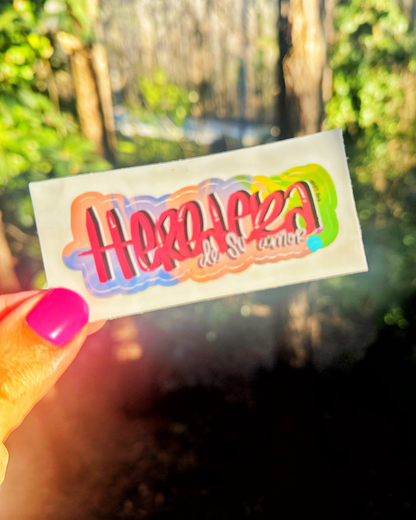 M | Sticker | Heredera de SU Amor