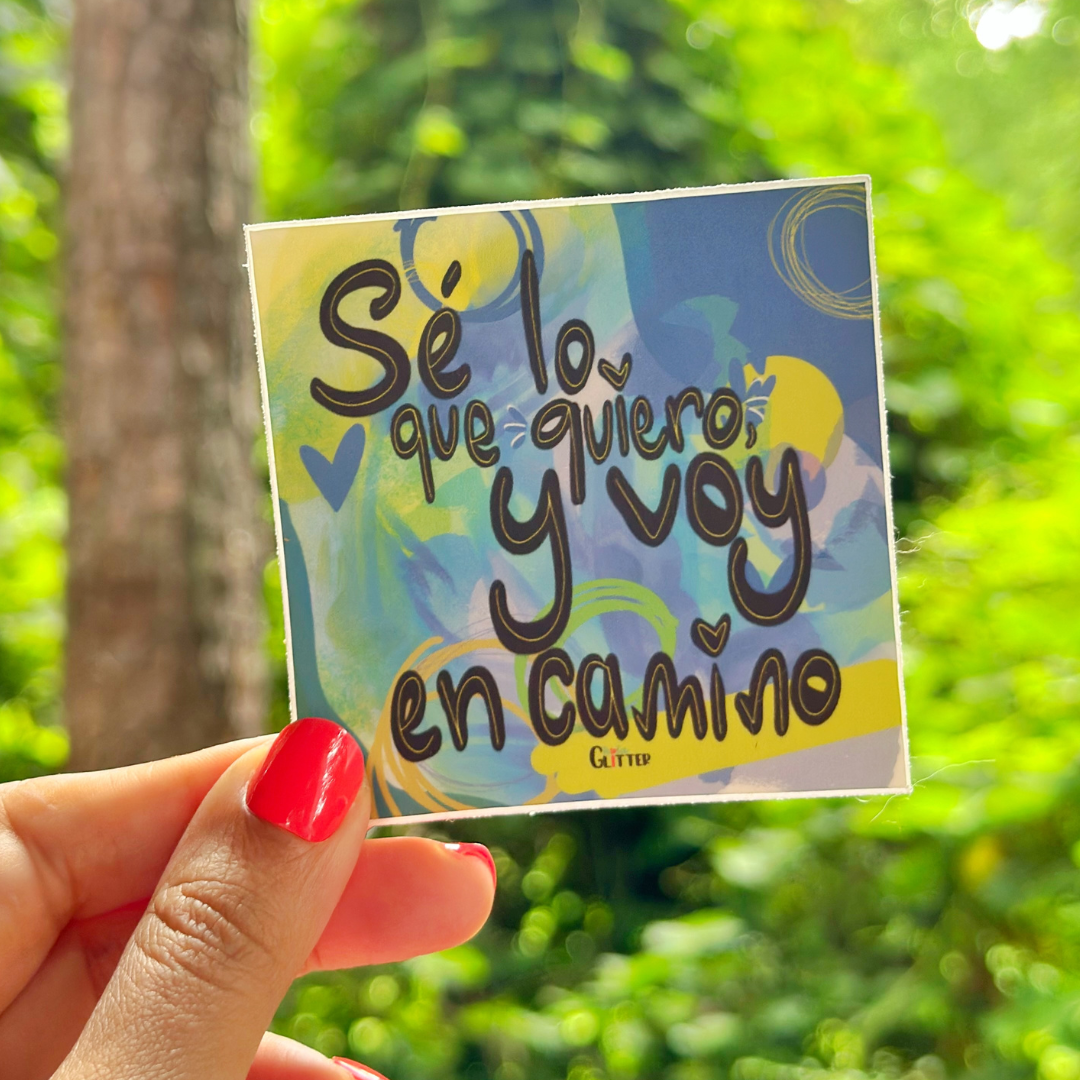 M | Sticker | Sé lo que quiero
