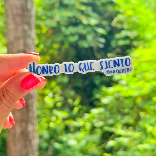 XS | Sticker | Honro lo que siento
