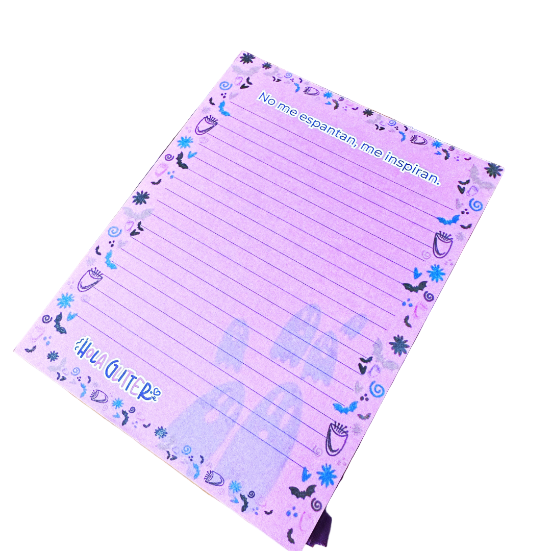Notepad | No me espantan, me inspiran. | 4.3" x 5.5"