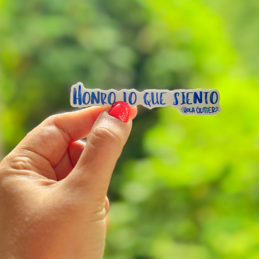 XS | Sticker | Honro lo que siento