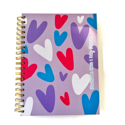 Agenda sin Fecha Purple Love | Planificador Diario