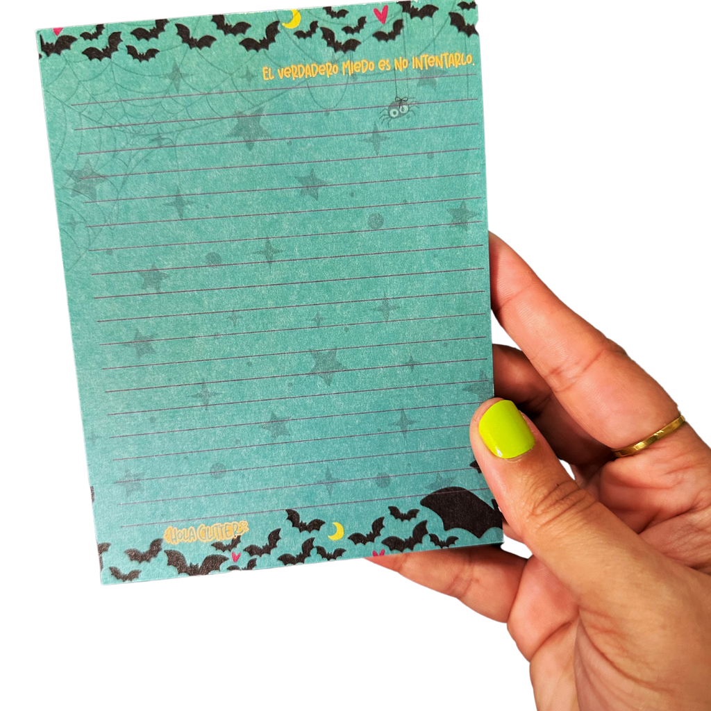 Notepad | El verdadero miedo es no intentarlo. | 4.3" x 5.5"