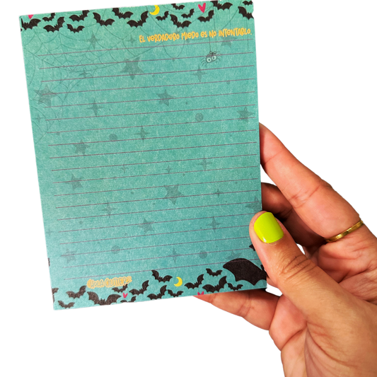 Notepad | El verdadero miedo es no intentarlo. | 4.3" x 5.5"