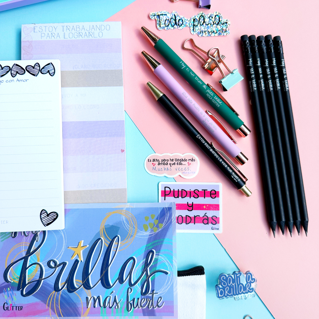 Lápiz de Madera Negro | Hoy salí a brillar.