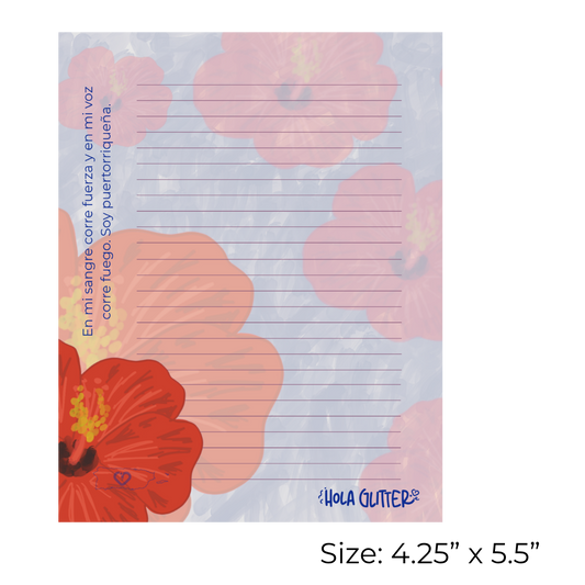 Notepad | Puertorriqueña | 4.25" x 5.5"