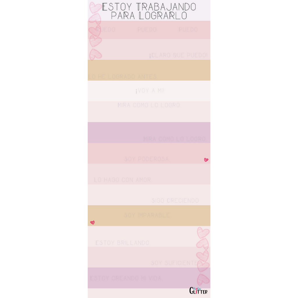 Notepad | Estoy trabajando para lograrlo | 3.5 x 8.5