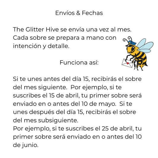 The Glitter Hive 🐝 Suscripción Mensual