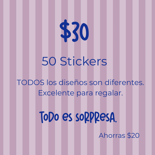 50 Stickers Sorpresa