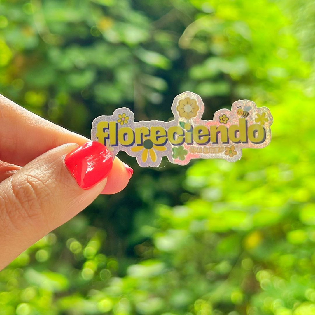 XS | Sticker | Floreciendo