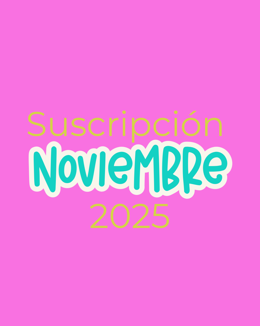 Glitter Bag | Suscripción Mensual