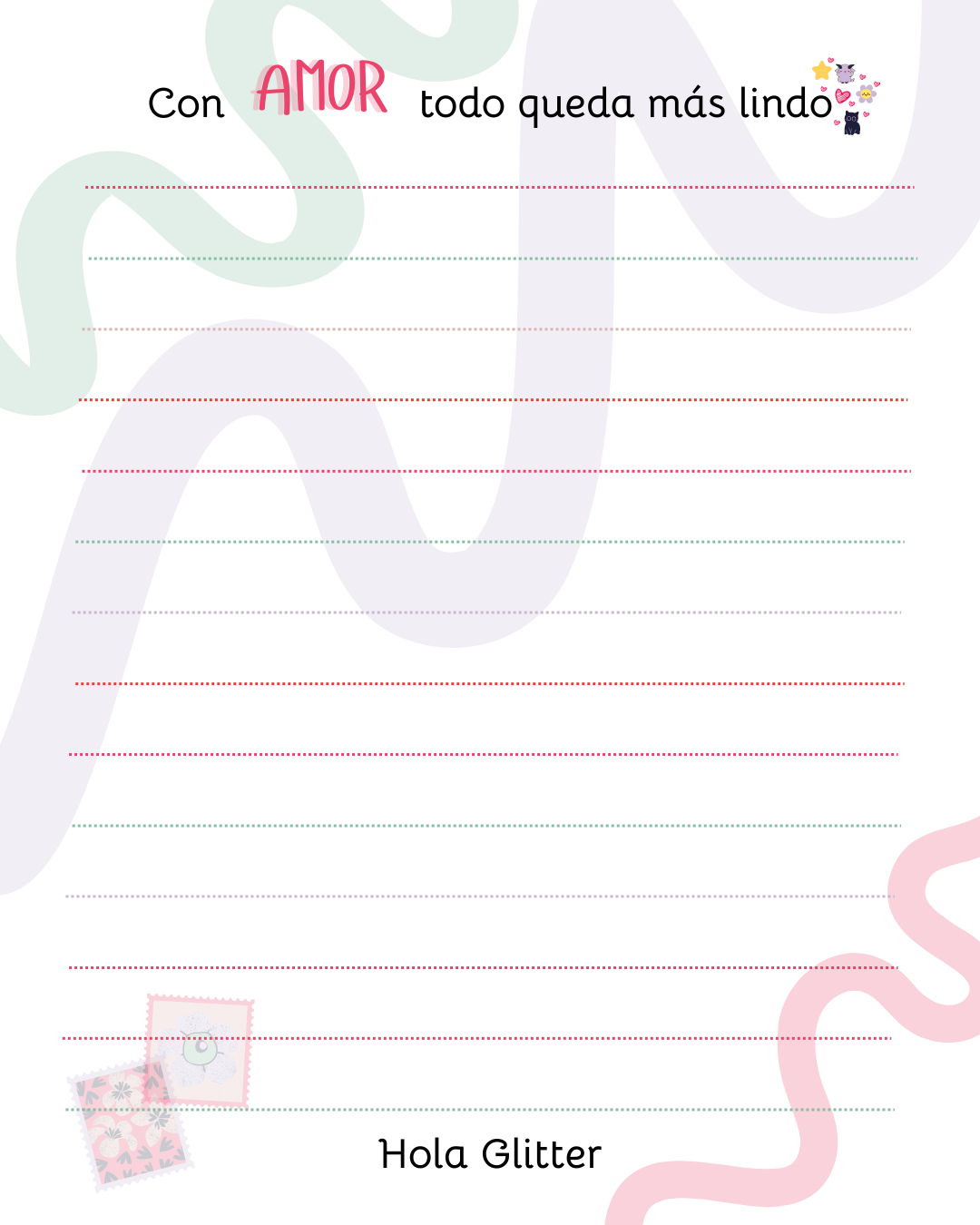 Notepad | Con Amor todo queda más lindo | 4.3" x 5.5"